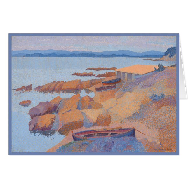 "Coast near Antibes" von Henri Edmond Cross (Vorderseite (Horizontal))