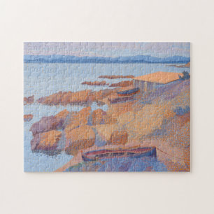 "Coast near Antibes" von Henri Edmond Cross Puzzle