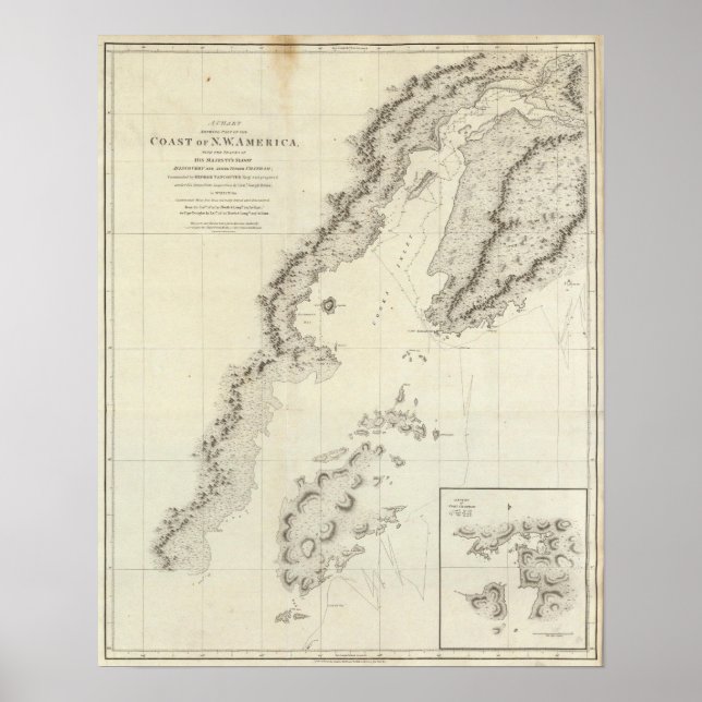 Coast of North West America 3 Poster (Vorne)