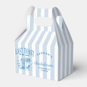 Coastal Bachelorette Modernes Cocktail Party Blau Geschenkschachtel