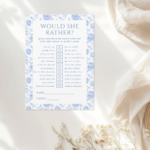 Coastal Beach Bach Floral würde sie eher Spiel Begleitkarte