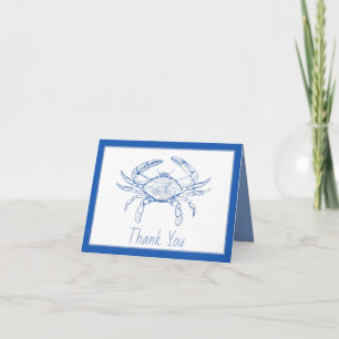 Coastal Beach Blue Crab Danke