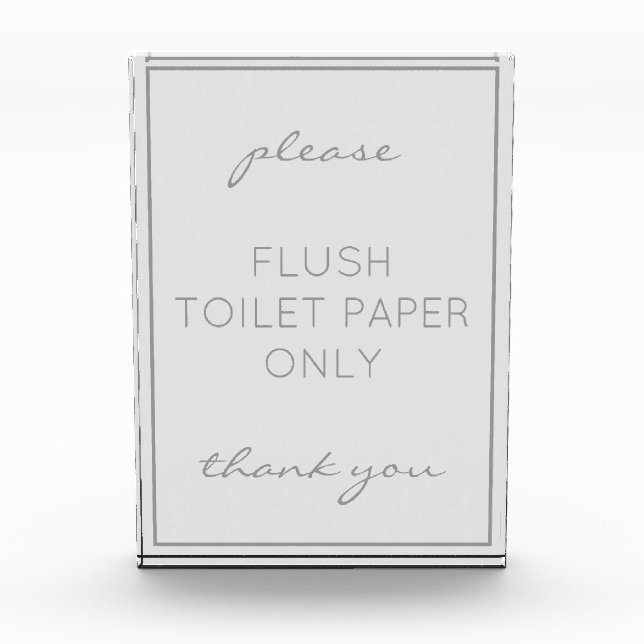 Coastal Beach Gray Bad Septic Block (Vorderseite)