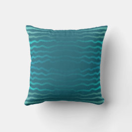 Coastal Beach Salty Türkis Wave Abstract Design Kissen