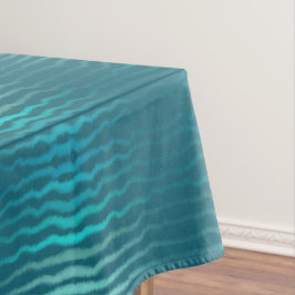 Coastal Beach Salty Türkis Wave Abstract Design Tischdecke