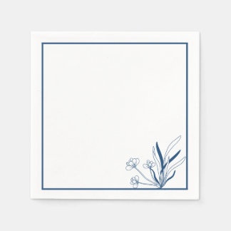 Coastal Botanical | Soft Blue Serviette