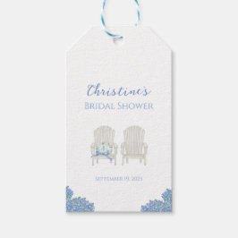 Coastal Bouquet Brautparty Vielen Dank, dass Sie T Geschenkanhänger