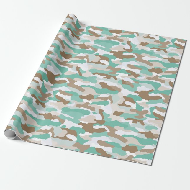 Coastal Camouflage Geschenkpapier (Ungerollt)