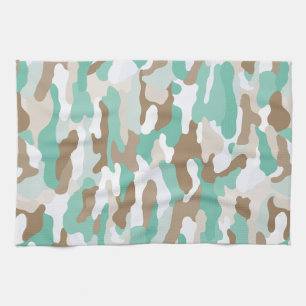 Coastal Camouflage Geschirrtuch