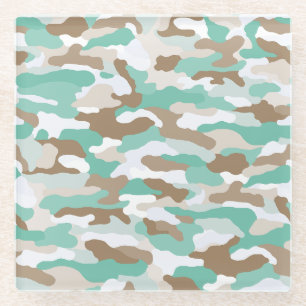 Coastal Camouflage Glasuntersetzer