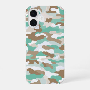 Coastal Camouflage iPhone 16 Hülle