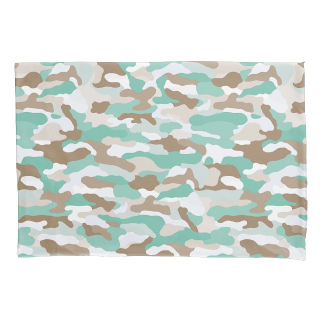 Coastal Camouflage Kissenbezug (Vorderseite-Links)