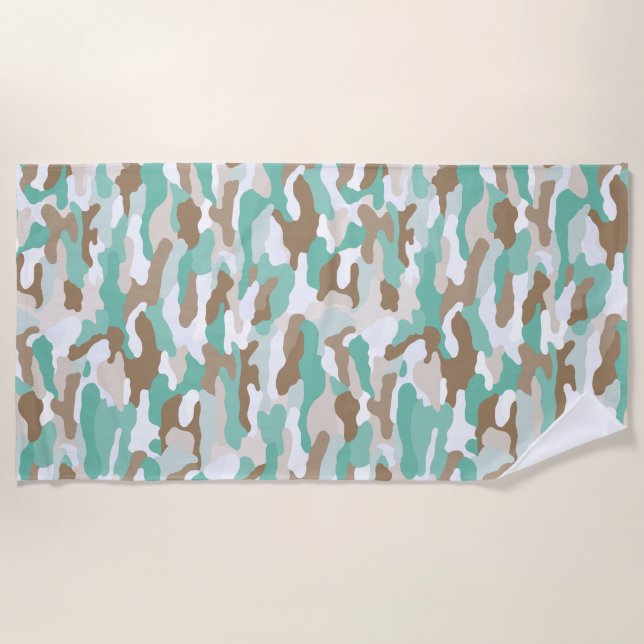 Coastal Camouflage Strandtuch (Vorderseite)