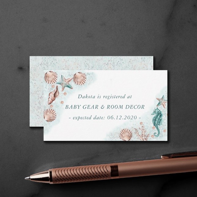 Coastal Chic | Anfrage zum Foto Aquamariner Starfi Begleitkarte (Von Creator hochgeladen)