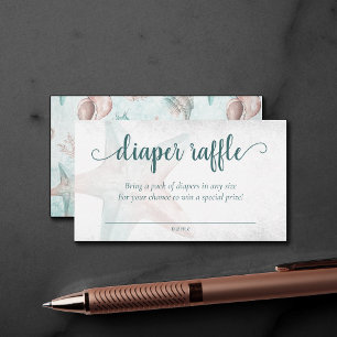 Coastal Chic Aquamarine Kupferklatsche Begleitkarte