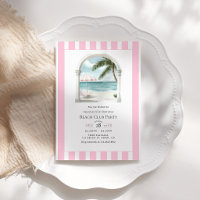 Coastal Chic Beach Club Geburtstagsfeier
