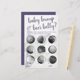 Coastal Chic Lila Baby Bump oder Bierbauch
