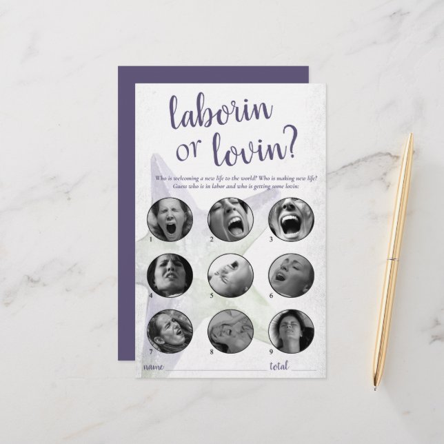 Coastal Chic | Lila Starfish Laboratorium Lovin Ga (Vorderseite/Rückseite Beispiel)