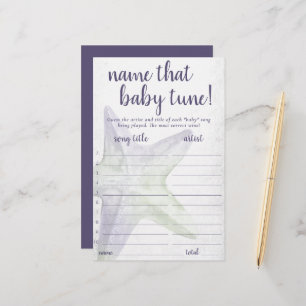 Coastal Chic Lila Starfish Name, der das Spiel s