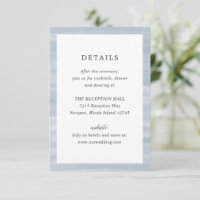 Coastal Chic Mute Blue Elegante Hochzeit
