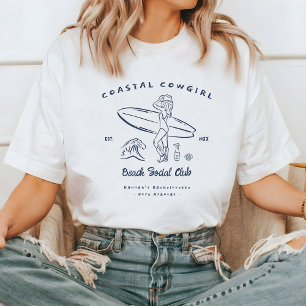Coastal Cowgirl Junggesellinnen-Abschied  T-Shirt