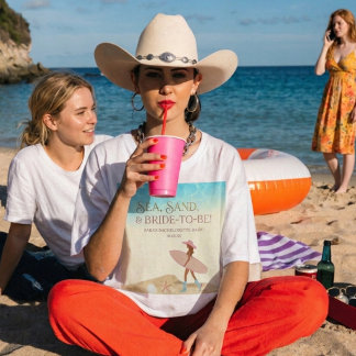 Coastal Cowgirl Junggesellinnenbraut Bride-to-be T-Shirt