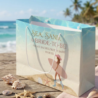 Coastal Cowgirl Meer Sand Strand Junggesellinnenab Große Geschenktüte