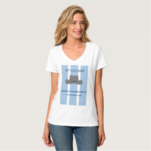 Coastal Cowgirl Sommer Junggesellinnenabschied V-A T-Shirt
