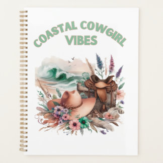 Coastal cowgirl vibes, floral feminine planner planer