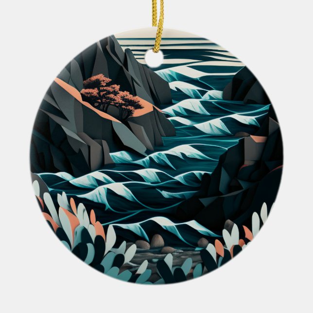 Coastal Energy Keramik Ornament (Vorne)