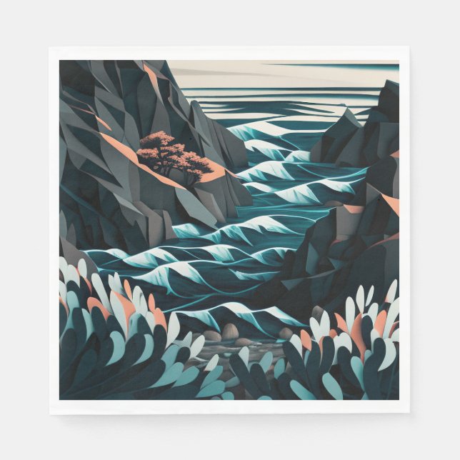Coastal Energy Serviette (Vorderseite)