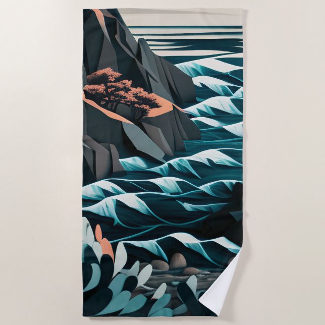Coastal Energy Strandtuch (Vorderseite)