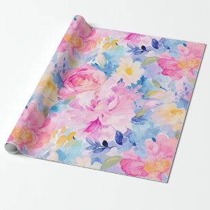 Coastal Grandmother Floral Garten Ästhetik Geschen Geschenkpapier