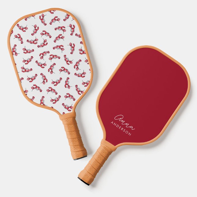 Coastal Humster Muster Monogram Pickleball Schläger (Von Creator hochgeladen)