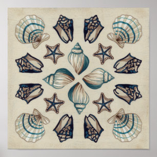 Coastal Kaleidoscope I Poster