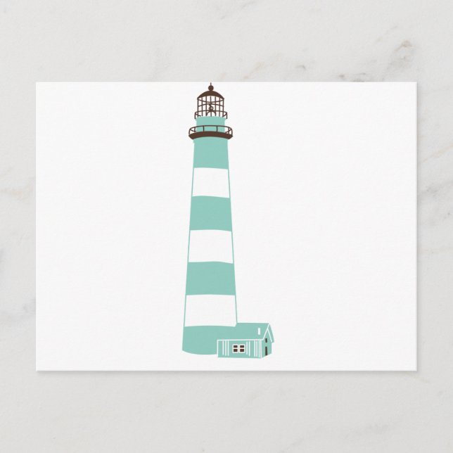 Coastal Lighthouse Postkarte (Vorderseite)