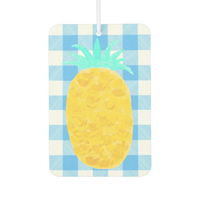 Coastal Living Summer Sky Check Autolufterfrischer (Vorderseite)