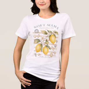 Coastal Mama Club – Personalisierbarer Zitronen- & Tri-Blend Shirt