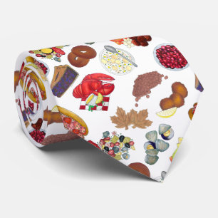 Coastal New England Foods Northeast America USA Krawatte