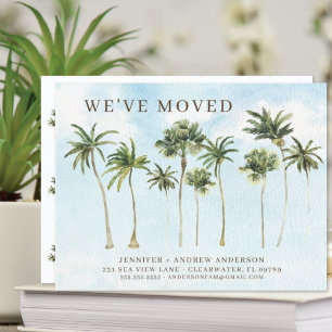 Coastal Palm Tree Moving Announcement Einladung
