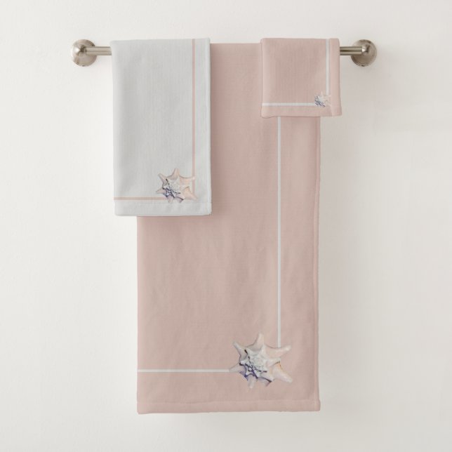 Coastal Pool Reisen Elegante Schöne Dekoration Badhandtuch Set (Insitu)