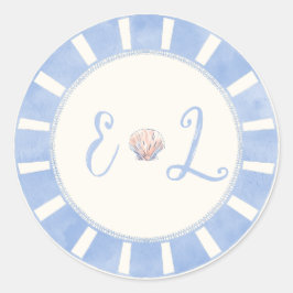 Coastal Runder Aufkleber