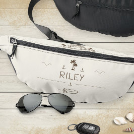 Coastal Sand Vintage Van Surfer Crew Minimalist Bauchtasche