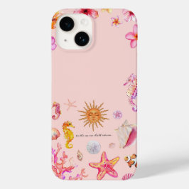 Coastal Serenity Summer Collage Case-Mate iPhone 14 Hülle