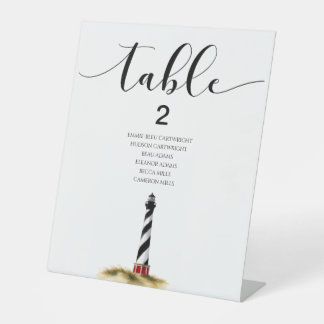 Coastal Table Signs Sockelschild