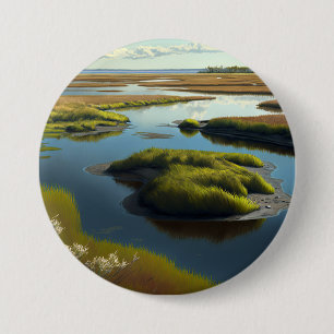 Coastal Tranquility Button