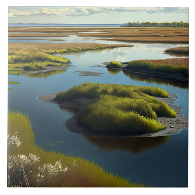 Coastal Tranquility Fliese (Vorderseite)