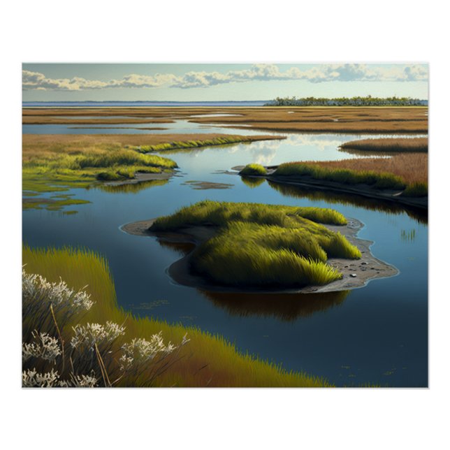 Coastal Tranquility Poster (Vorderseite)