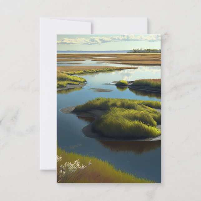Coastal Tranquility Save The Date (Vorderseite)