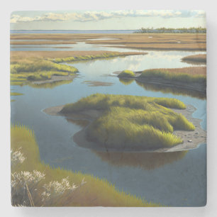 Coastal Tranquility Steinuntersetzer